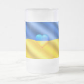 Soutenez l'Ukraine - Mug de bière en verre - Liber (Centre)
