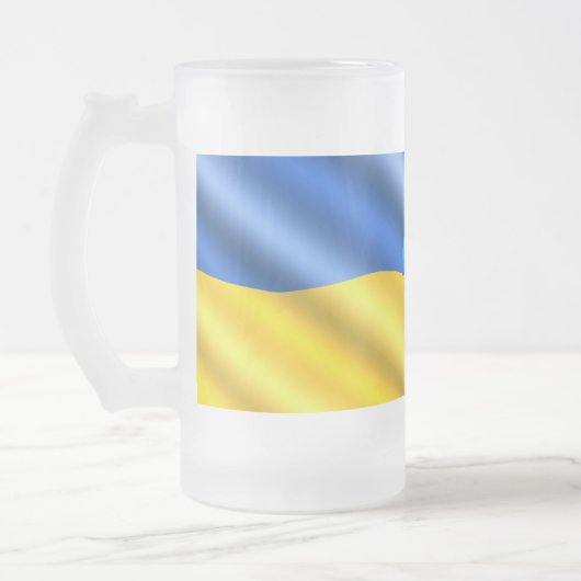Soutenez l'Ukraine - Mug de bière en verre - Liber (Gauche)