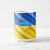 Soutenez l'Ukraine Mug drapeau ukrainien - Liberté (Centre)