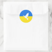 Soutenez l'Ukraine Sticker Dove de la liberté de l (Sac)