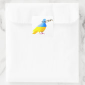 Soutenez l'Ukraine Sticker Peace Dove drapeau ukra (Sac)