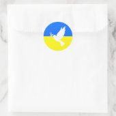 Soutenez l'Ukraine Sticker Peace Dove - Liberté (Sac)