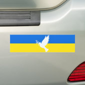 Soutenez l'Ukraine Stickers pare-chocs Peace Dove (En voiture)