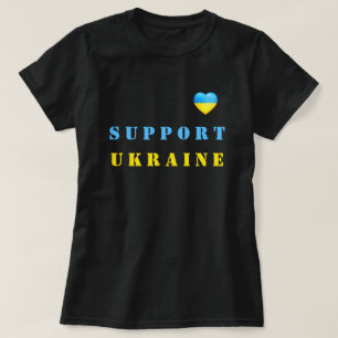 Soutenez L'Ukraine T-shirt ♡ Drapeau De L'Ukrain