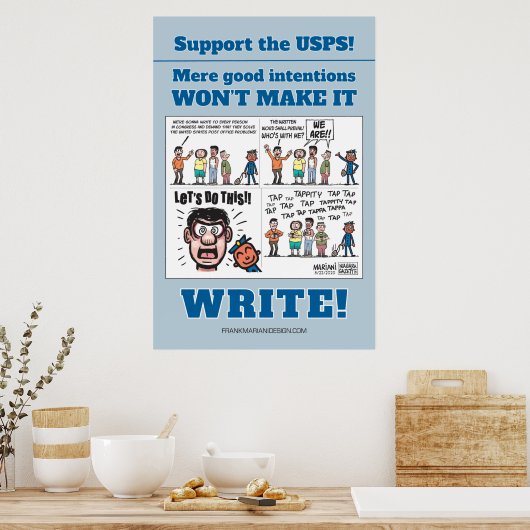 Soutenez l'USPS ! Poster (Cuisine)