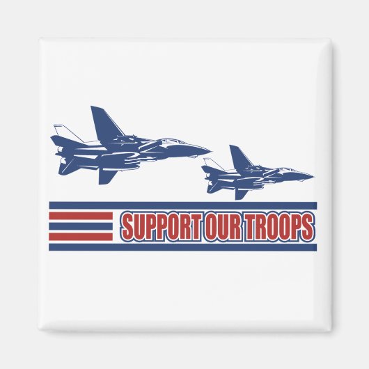 Soutenez notre aimant des troupes (Devant)