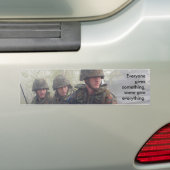 Soutenez Notre Stickers Bumper Troops (En voiture)