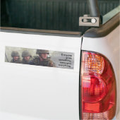 Soutenez Notre Stickers Bumper Troops (Sur camion)