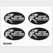 Soutenez Rebel News Stickers (Feuille)