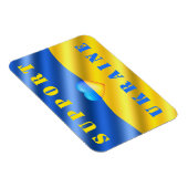 Soutenez Ukraine Magnet drapeau ukrainien - Libert (Côté Droit)
