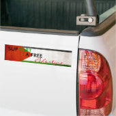 Soutenez un autocollant Free Palestine Bumper (Sur camion)