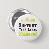 Soutenez Votre Agriculteur Local ! Badge (Devant & derrière)