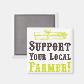Soutenez Votre Agriculteur Local ! Magnet (Recto/Verso)