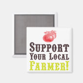 Soutenez Votre Agriculteur Local ! Magnet (Recto/Verso)
