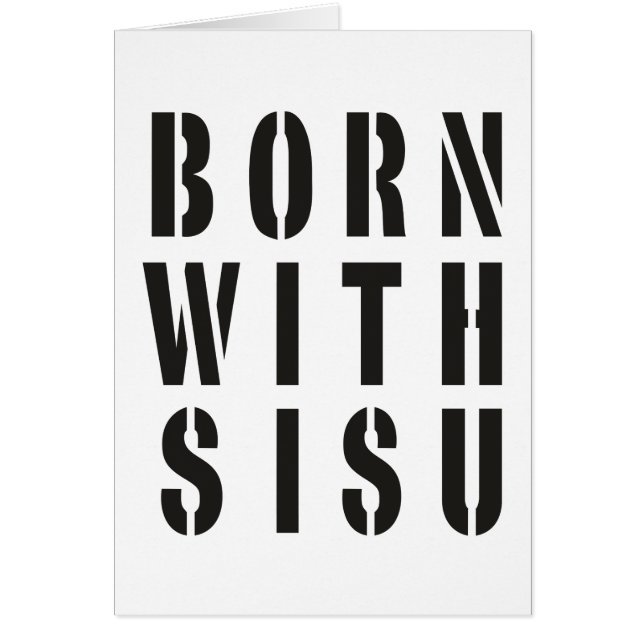 Soutenu avec Sisu (Devant)