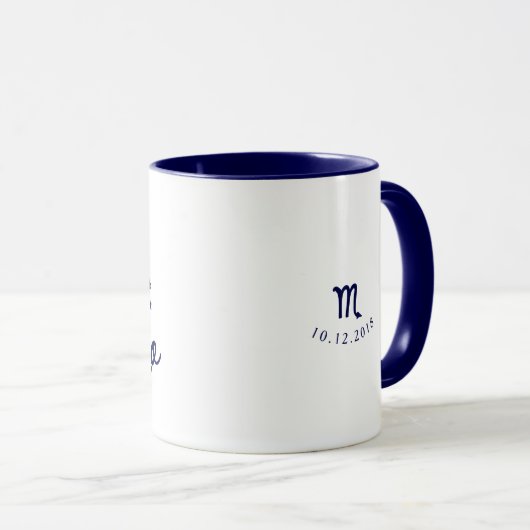 "Soutenu conception de tasse de constellation de (Devant droit)