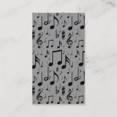 Soutenu pour chanter les cartes de visite 2 (Dos)