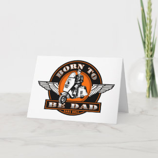 SOUTENU POUR ÊTRE carte de jour de Papa-Pères