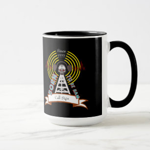 Soutenu pour être tasse de radio-amateur de style