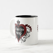 Soutenu pour perler la tasse (de rouge) (Devant gauche)