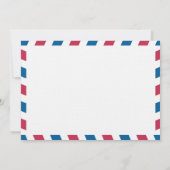 South Africa Air Mail Wedding Save the Date (Achterkant)