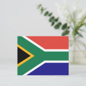 South Africa Flag Briefkaart (Staand voorkant)
