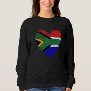 South Africa Heart South African Flag Pride Trui
