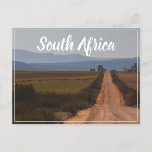 South Africa Rural Landscape Road SA Briefkaart