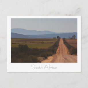 South Africa Rural Landscape Road SA Briefkaart