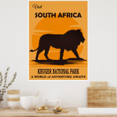 South Africa Travel Poster (Cuisine)
