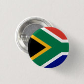 South African Flag Ronde Button 3,2 Cm (Voorkant /achterkant)