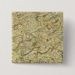 South Angusshire Vierkante Button 5,1 Cm