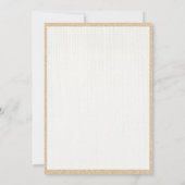 South Asian Illustrated Wedding koppel Save The Date (Achterkant)