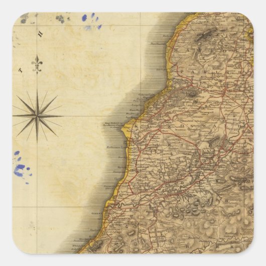 South Ayrshire Vierkante Sticker (Voorkant)