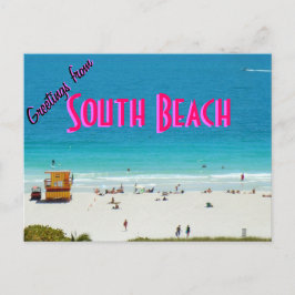 ~South Beach~ BRIEFKAART