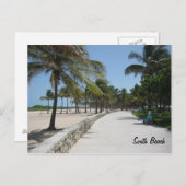 South Beach Briefkaart (Voorkant / Achterkant)