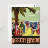 South Beach Briefkaart (Voorkant / Achterkant)