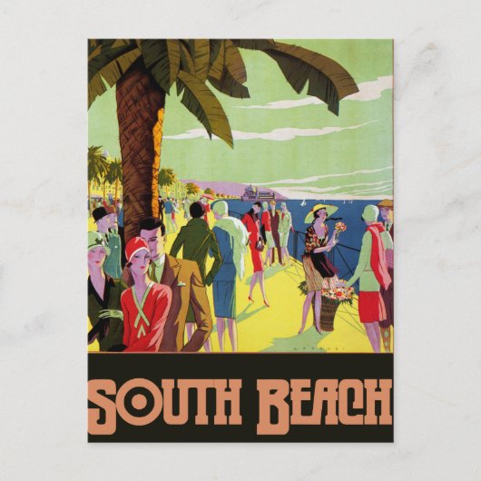 South Beach Briefkaart (Voorkant)