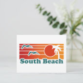 South Beach Briefkaart (Staand voorkant)