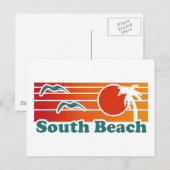 South Beach Briefkaart (Voorkant / Achterkant)