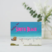 ~South Beach~ CARTE POSTALE (Debout devant)
