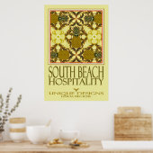 South Beach Hospitality Poster (Keuken)