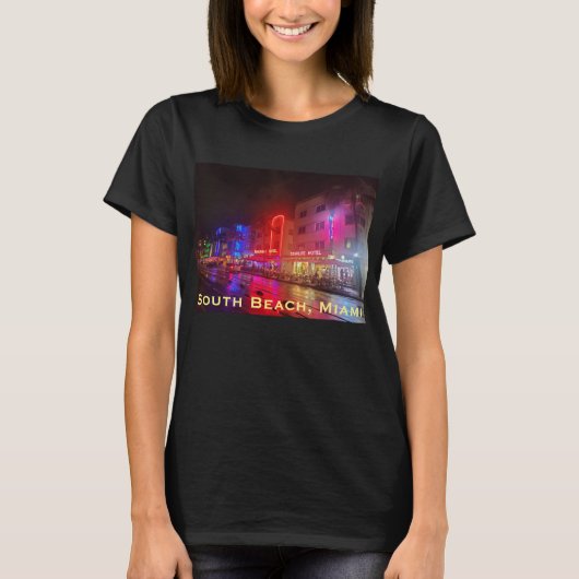 South Beach, Miami, Florida Art Deco T-Shirt (Voorkant)