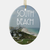 South Beach Miami Florida foto Keramisch Ornament (Rechts)