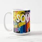 South Beach, Miami Floride, Café Mug (Gauche)