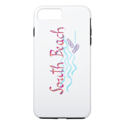 South Beach Miami, Floride Cool iPhone 7 Coque (Dos)