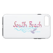 South Beach Miami, Floride Cool iPhone 7 Coque (Dos (Horizontal))