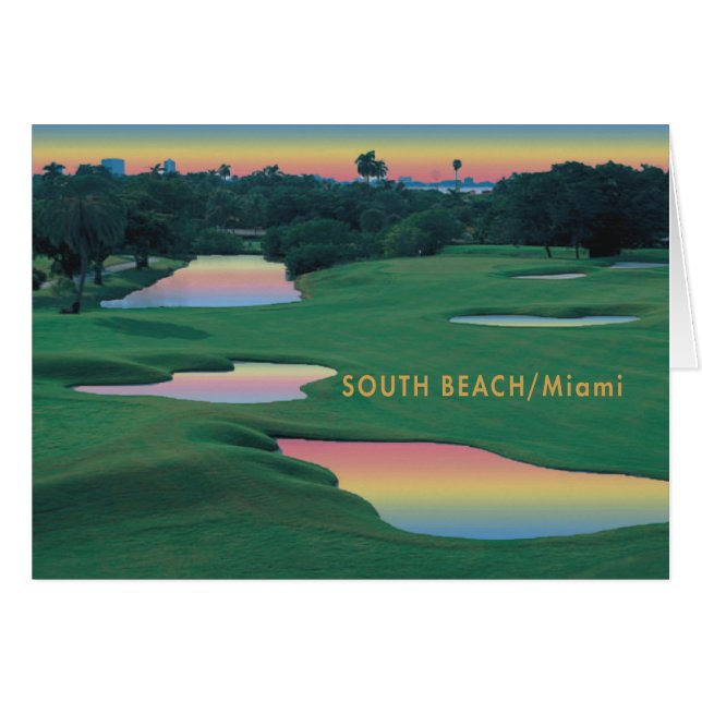 South Beach - Miami GOLF (Voorkant Horizontaal)