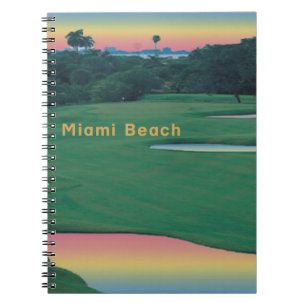 South Beach - Miami GOLF Notitieboek