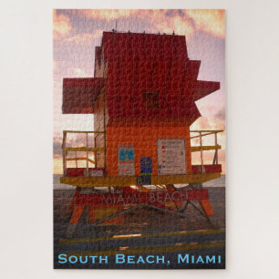 South Beach, Miami Reddingsbrigade Post (Ocean Res Legpuzzel